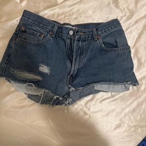 Levi denim shorts